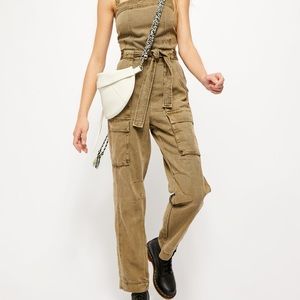Free People Go West Utility Jumpsuit